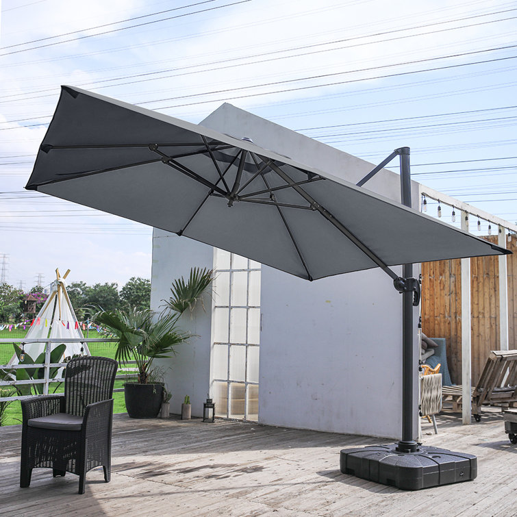 Dakota Fields Barwin Rectangular Cantilever Parasol Wayfair Co Uk